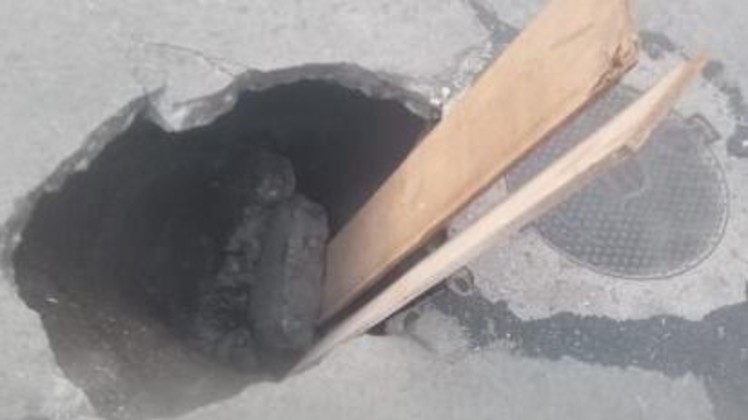 Hundimiento de asfalto genera preocupación en Mar del Plata